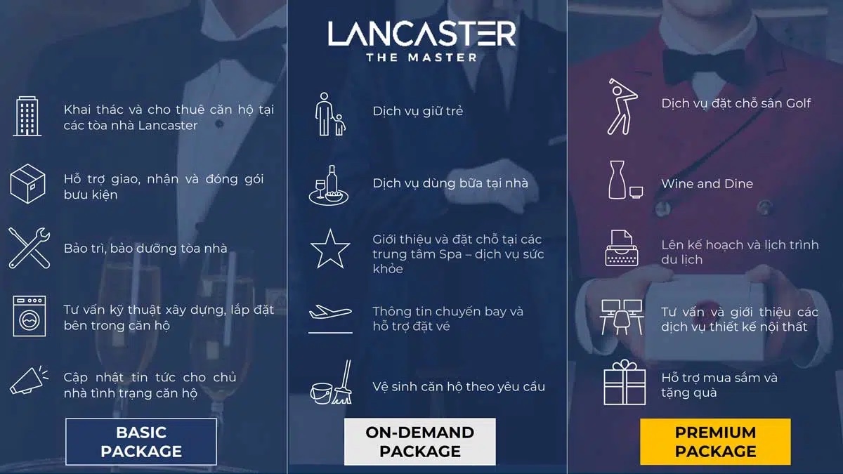 Hệ thống tiện ích đặc quyền Dự án Căn hộ Lancaster Legacy Quận 1