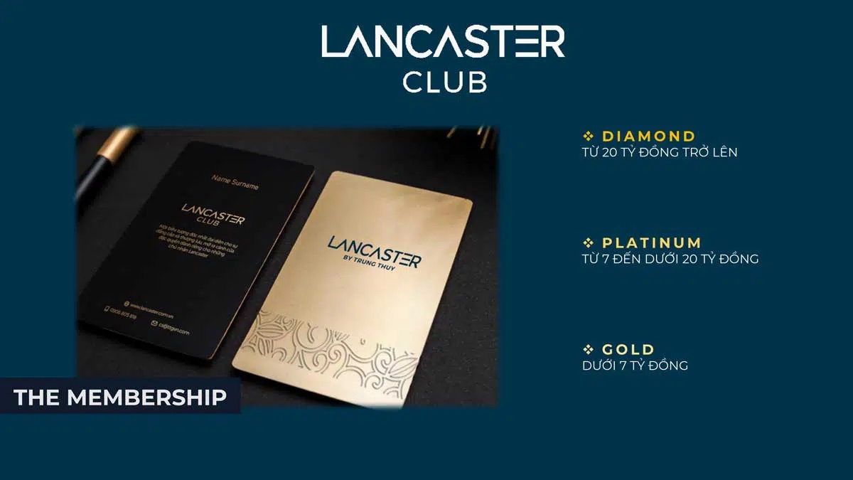 Thẻ thành viên Lancaster Legacy